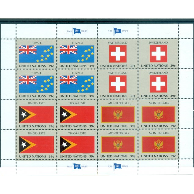 Nations Unies New York 2007 - Y & T n. F1020 -  Drapeaux des Etats Membres (XV)