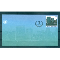 Nations Unies New York  2001 - Entier postal 37 centimes