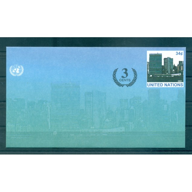 United Nations New York 2001 - Postal stationery 37 cents