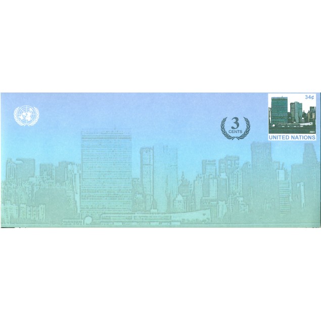 United Nations New York 2001 - Postal stationery 37 cents