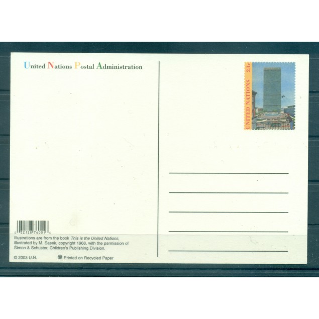 United Nations New York 2003 - Postal stationery 23 cents