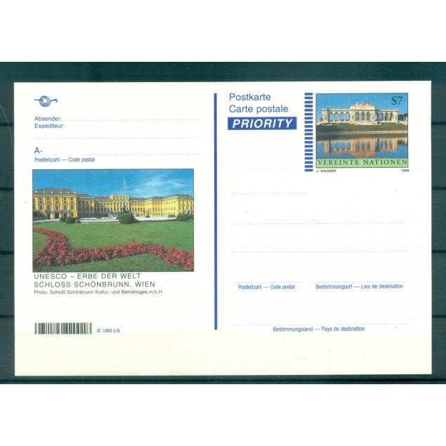 United Nations Vienne 1999 - Postal stationery S 7