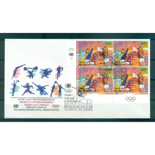 Nations Unies New York 1996 - Y & T n. 705 -  Jeux olympiques modernes (Michel n. 717)