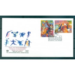 United Nations New York 1996 - Y & T n. 704/05 -  Modern Olympic Games (Michel n. 716/17)