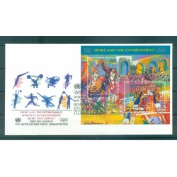 United Nations New York 1996 - Y & T sheet n. 13 -  Modern Olympic Games (Michel sheet n. 13)