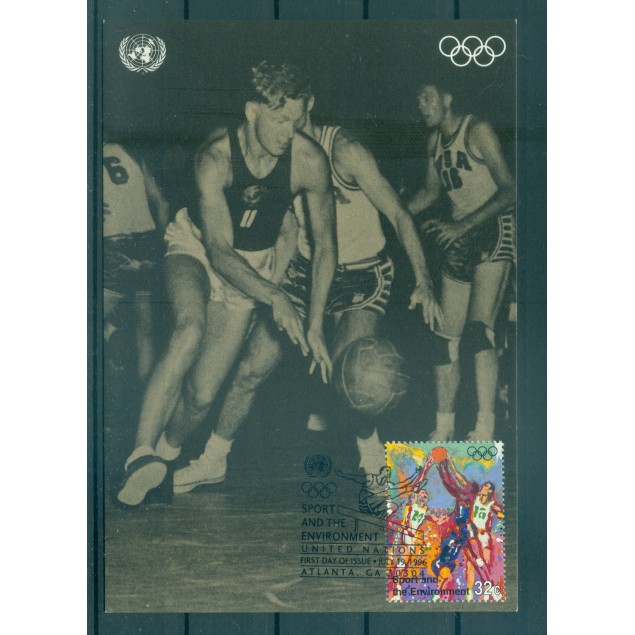 Nations Unies New York 1996 - Y & T n. 704 -  Jeux olympiques modernes (Michel n. 716)