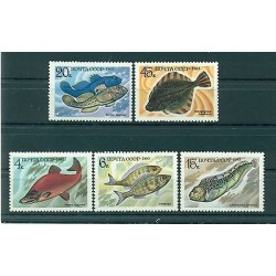 Russie - USSR 1983 - Michel n. 5294/98 - Poissons alimentaires