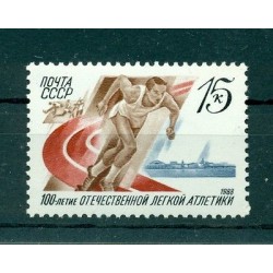 URSS 1988 - Y & T n. 5495 - Centenario di competizioni d'atletica (Michel n. 5811)