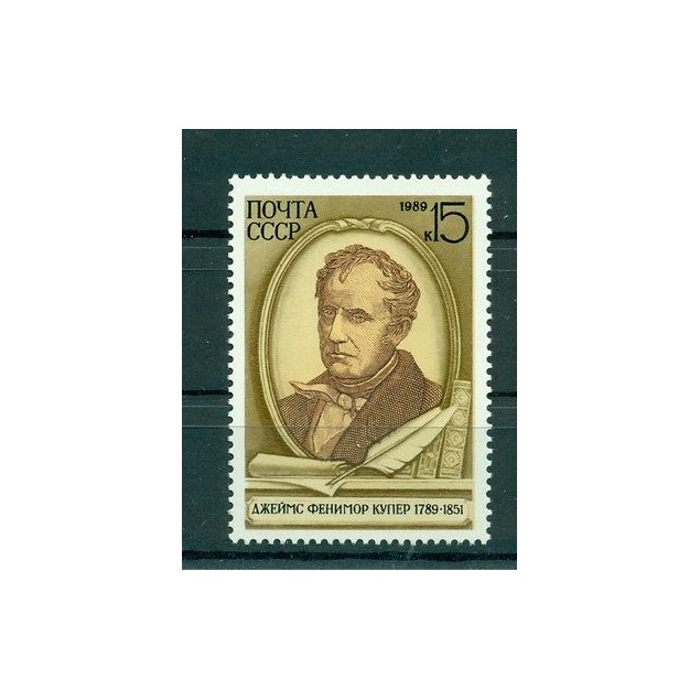 Russie - USSR 1989 - Michel n. 5983 - James Fenimore Cooper