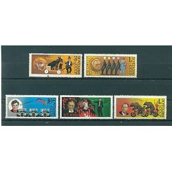 Russie - USSR 1989 - Michel n. 5984/88 - 70 années de cirque soviétique