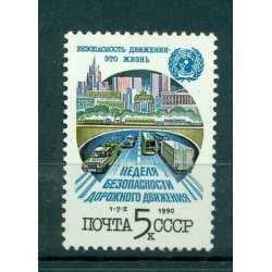 Russie - USSR 1990 - Michel n. 6124 - Semaine de la sécurité routière