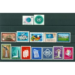 United Nations Geneva 1969 - Y & T n. 1/14  -  Definitive (Michel n. 1/8-9/10-11/14)