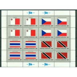 Nations Unies New York 1981 - Y & T n. 341/56 -  Drapeaux des Etats Membres (Michel n. 373/88)