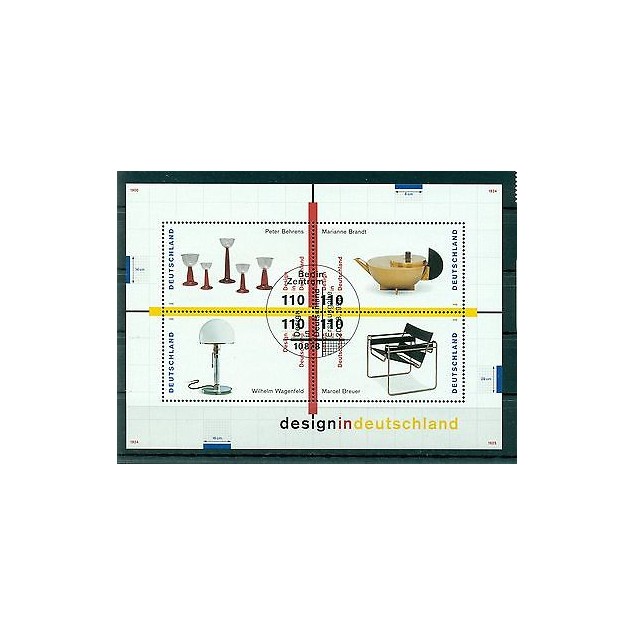 Allemagne -Germany 1998 - Michel feuillet n. 45 - Design en Allemagne **